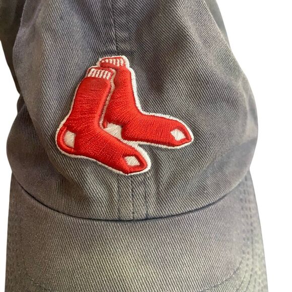 Twins Enterprise Retro Vintage Red Sox baseball cap blue red OSFM 100% cotton an - Picture 1 of 6